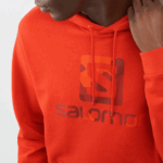 Unisex Hooded Pullover Outlife Logo Summer Aura Orange - Image 7