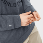 Unisex Hooded Pullover Outlife Logo Summer Heather Ebony-Heather - Image 5