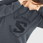 Unisex Hooded Pullover Outlife Logo Summer Heather Ebony-Heather - Image 6