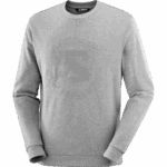 Unisex Hooded Pullover Outlife Logo Summer Heather Grey-Heather - Image 9