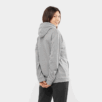 Unisex Hooded Pullover Outlife Logo Summer Heather Mid Grey-Heather - Image 9
