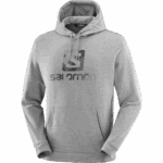 Unisex Hooded Pullover Outlife Logo Summer Heather Mid Grey-Heather - Image 10
