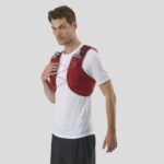 Unisex Running Vest With Flasks Included Active Skin 8 Goji Berry-Red Chili - Image 2