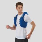 Unisex Running Vest With Flasks Included Adv Skin 12 Blue-Ebony-White - Image 2