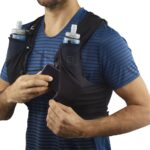 Unisex Running Vest With Flasks Included Adv Skin 5 Black - Image 7