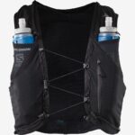 Unisex Running Vest With Flasks Included Adv Skin 5 Black-Ebony - Image 4