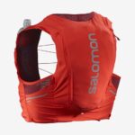 Unisex Running Vest With Flasks Included Sense Pro 10 Fiery Red-Ebony-Cabernet