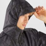 Unisex Shell Jacket Outlife Long Packable Ao-Black - Image 7