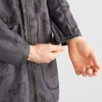 Unisex Shell Jacket Outlife Long Packable Ao-Black - Image 8