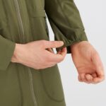 Unisex Shell Jacket Outlife Long Packable Olive Night - Image 6