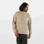 Unisex Shell Jacket Outlife Ripstop Half Zip Roasted Cashew - Image 7
