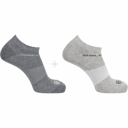 Unisex Socks Festival 2-Pack Light Grey Heather-Grey