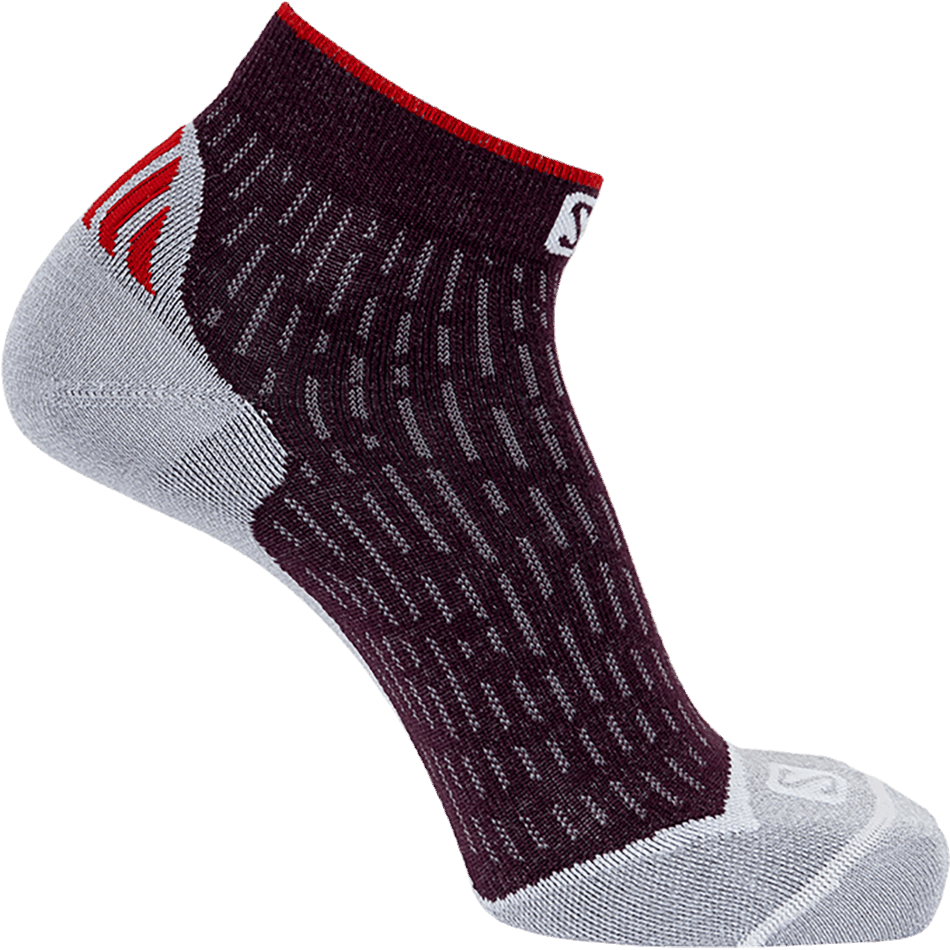 unisex_socks_ultra_ankle_maverick_racing_red.png Unisex Socks Ultra Ankle Maverick-Racing Red - Image 1