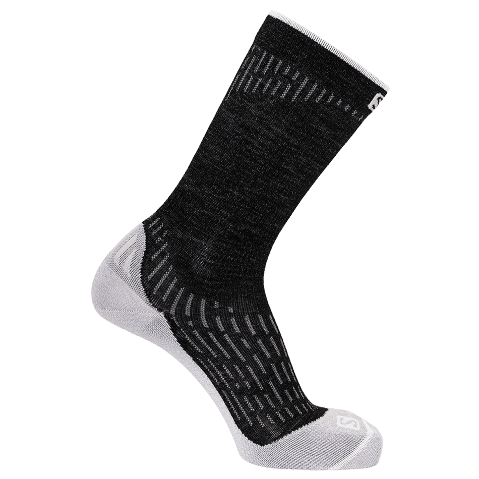 unisex_socks_ultra_crew_black.png Unisex Socks Ultra Crew Black - Image 1