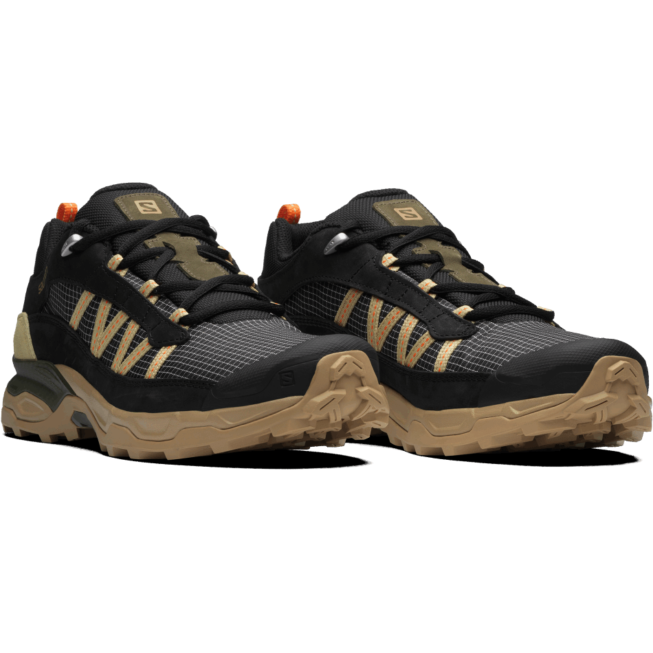 Unisex Sportstyle Shoes Shelter Low Leather Black-Kelp-Leek Green - Image 4