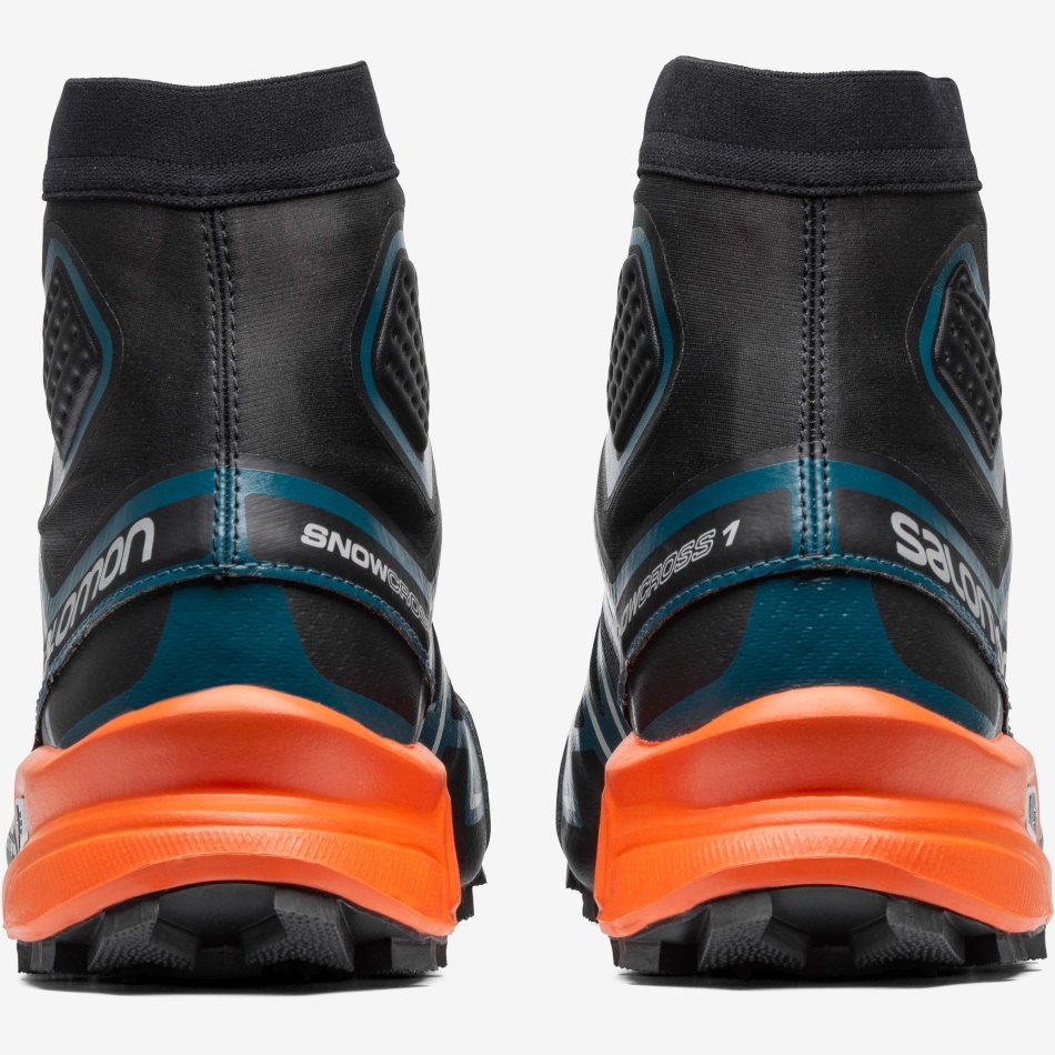 Unisex Sportstyle Shoes Snowcross Advanced Black-Legion Blue-Red Orange - Image 5