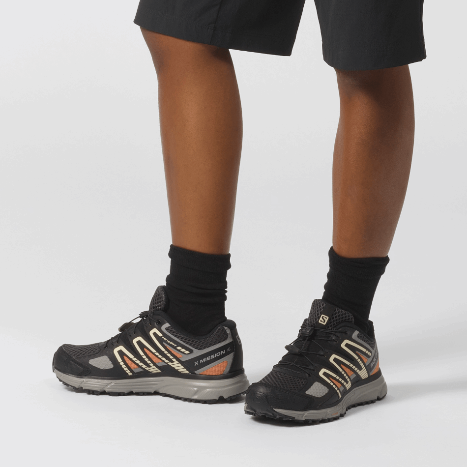 Unisex Sportstyle Shoes X-Mission 4 Black-Ebony-Sun Baked - Image 6