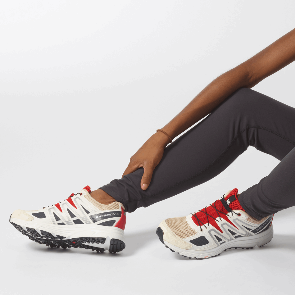 Unisex Sportstyle Shoes X-Mission 4 Vanilla Ice-Ebony-Goji Berry - Image 6