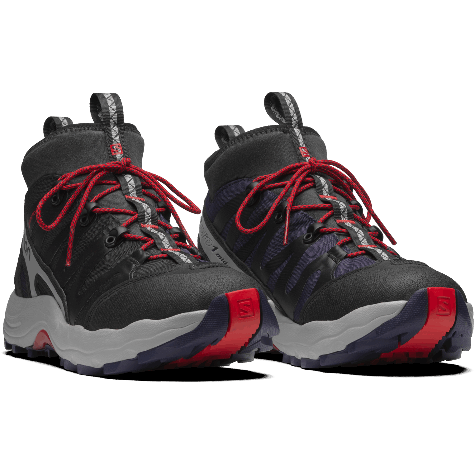 Unisex Sportstyle Shoes Xa Pro 1 Mid Gore-Tex Black-Alloy-Goji Berry - Image 4