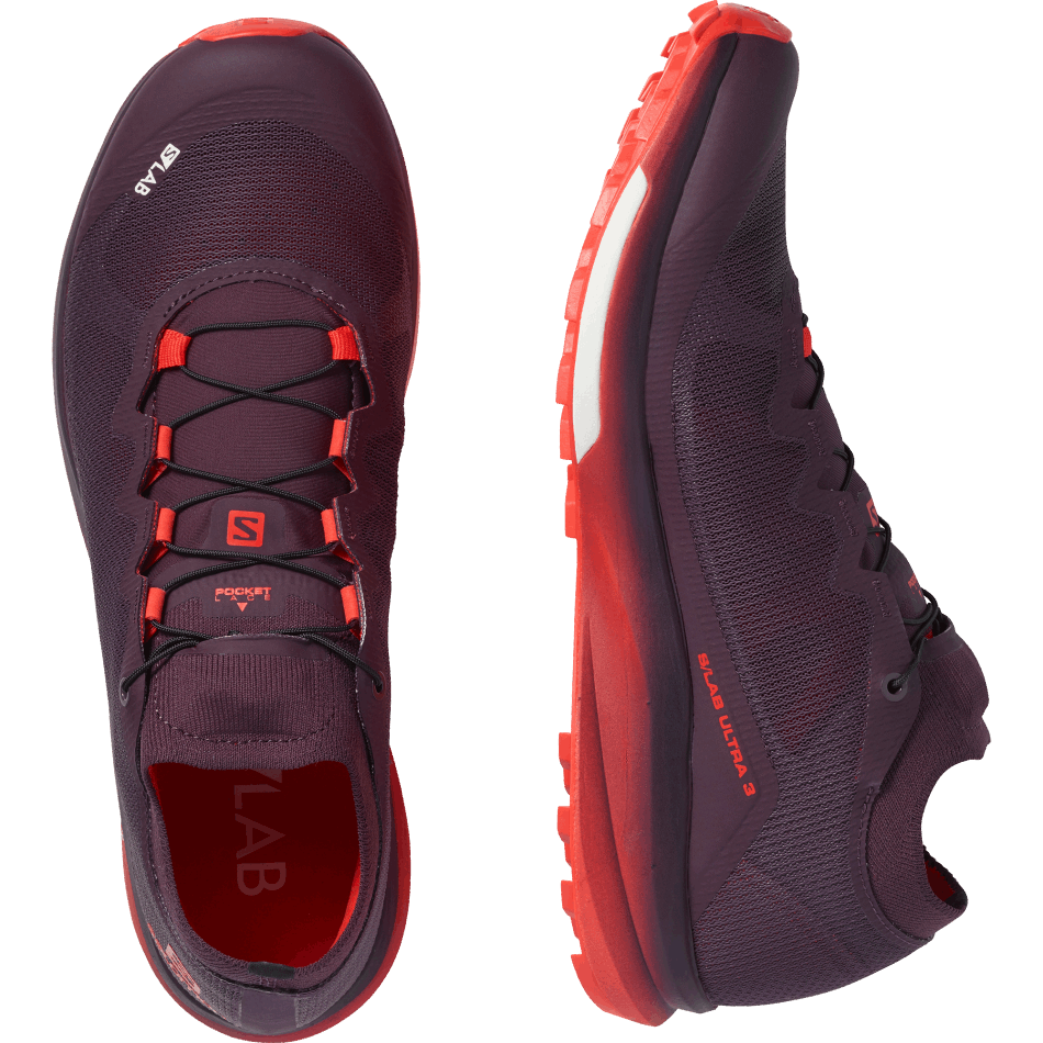 Unisex Trail Running Shoes S/Lab Ultra 3 Maverick-Racing Red - Image 9
