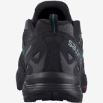 Women-Men's Hiking Shoes X Crest Gore-Tex Magnet-Black-Atlantis - Image 3