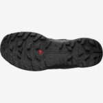 Women-Men's Hiking Shoes X Crest Gore-Tex Magnet-Black-Atlantis - Image 4