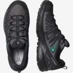 Women-Men's Hiking Shoes X Crest Gore-Tex Magnet-Black-Atlantis - Image 7