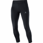 Women's 5/6 Tights Cross Run 25'' Black - Image 6
