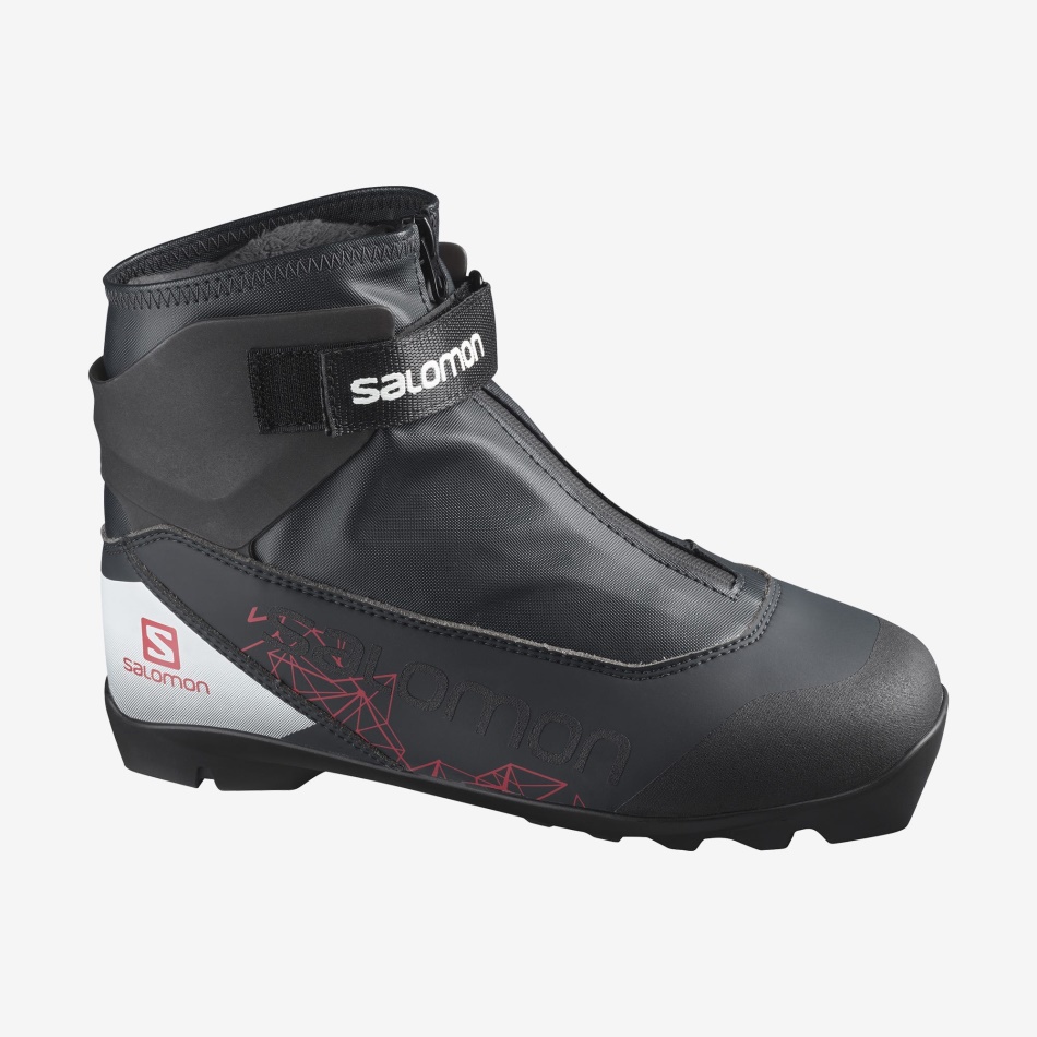 Women's Classic Nordic Boots Vitane Plus Prolink Ebony-Red-White - Image 1