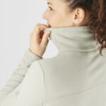 Women's Full Zip Midlayer Jacket Essential Cosy Fleece Wrought Iron - Image 4