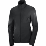 Women's Full Zip Midlayer Jacket Essential Lightwarm Deep Black - Image 6
