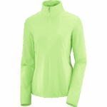 Women's Half Zip Midlayer Jacket Essential Lightwarm Green Gecko - Image 4