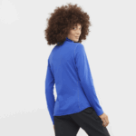 Women's Half Zip Midlayer Jacket Essential Lightwarm Nautical Blue - Image 2