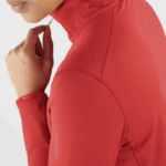 Women's Half Zip Midlayer Jacket Essential Lightwarm Samba - Image 3