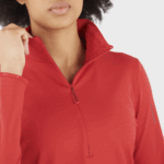 Women's Half Zip Midlayer Jacket Essential Lightwarm Samba - Image 5