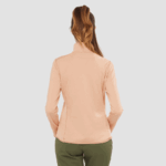 Women's Half Zip Midlayer Jacket Essential Lightwarm Sirocco - Image 2