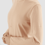 Women's Half Zip Midlayer Jacket Essential Lightwarm Sirocco - Image 3