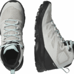 Women's Hiking Boots Outline Mid Gore-Tex Rock-Black-Turquoise - Image 6