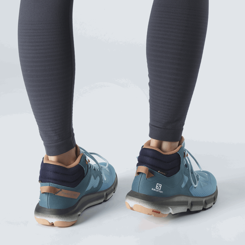 Women's Hiking Boots Predict Hike Mid Gore-Tex Mallard Blue-Blue-Mocha Mousse - Image 7