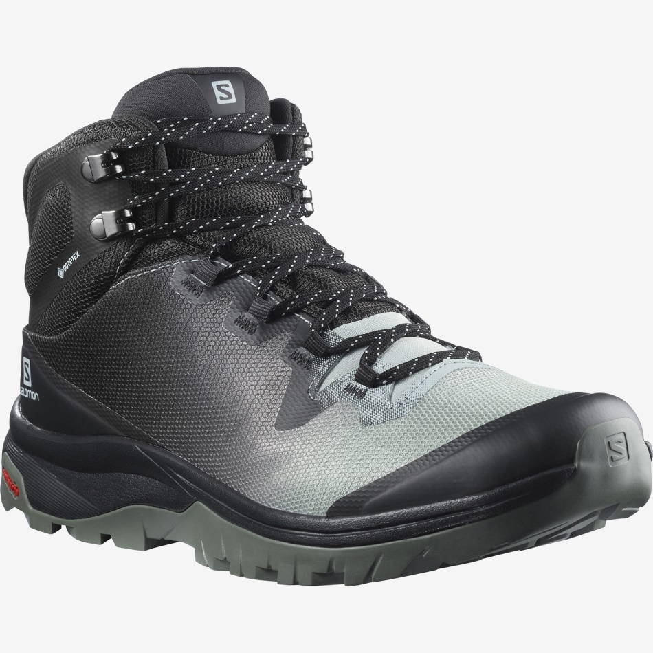 Women's Hiking Boots Vaya Mid Gore-Tex Aqua Gray-Phantom-Castor Gray - Image 2