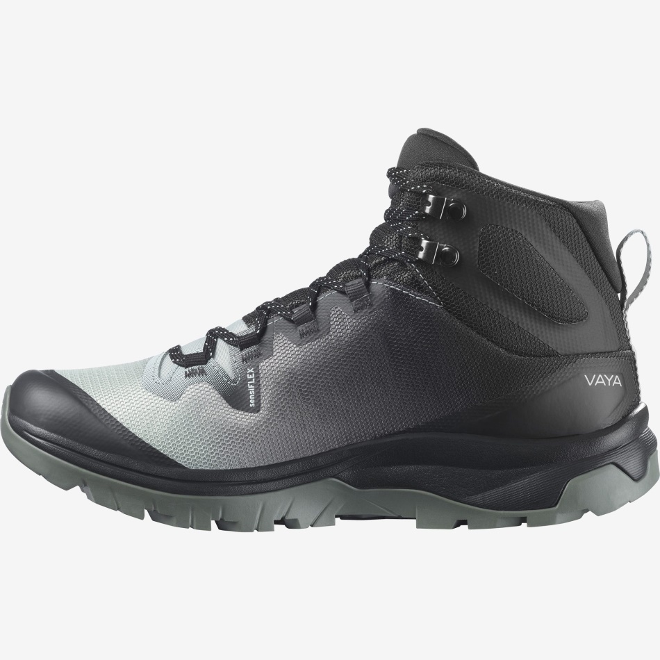 Women's Hiking Boots Vaya Mid Gore-Tex Aqua Gray-Phantom-Castor Gray - Image 5