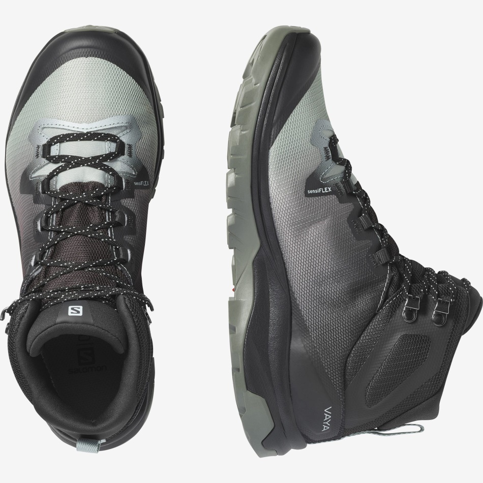 Women's Hiking Boots Vaya Mid Gore-Tex Aqua Gray-Phantom-Castor Gray - Image 6