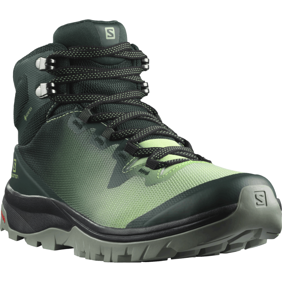 Women's Hiking Boots Vaya Mid Gore-Tex Green-Spruce Stone-Shadow - Image 7