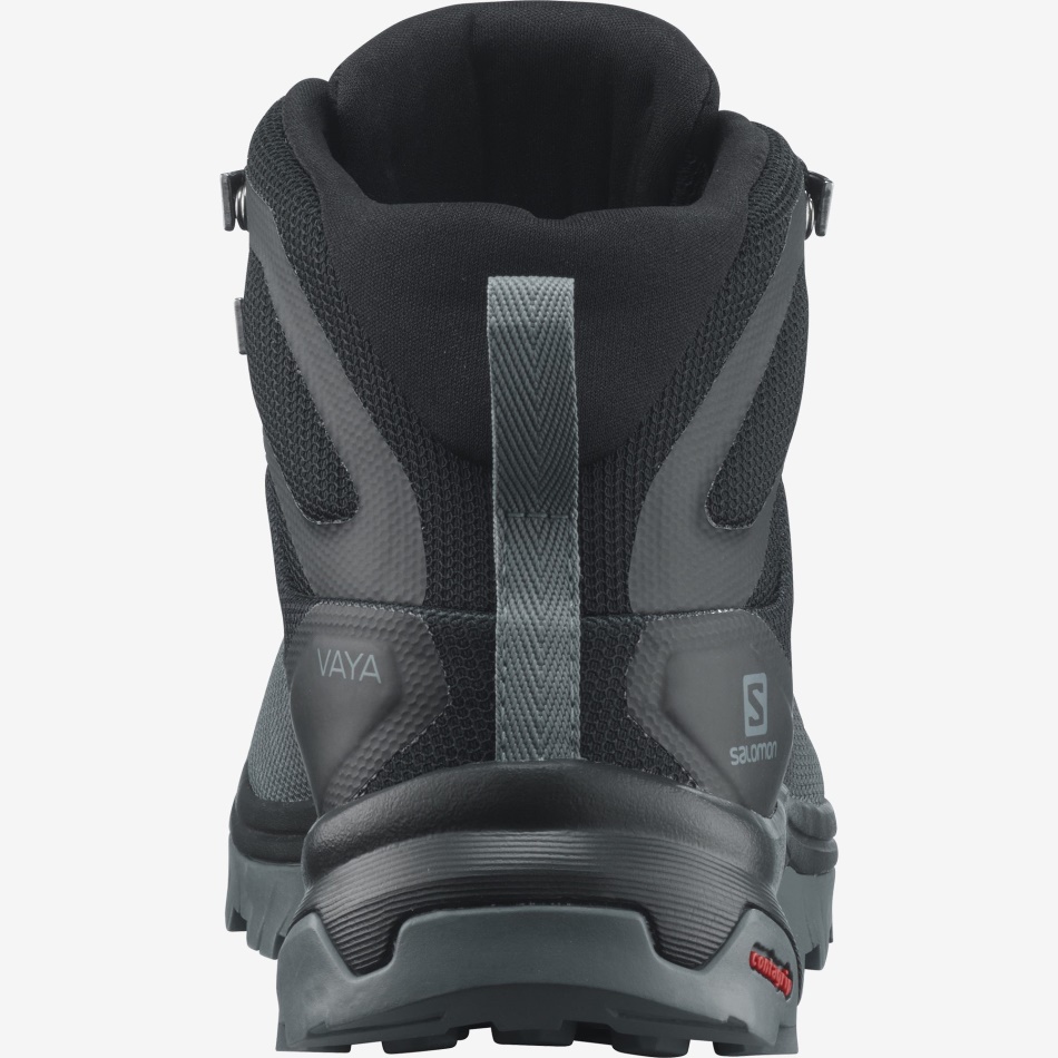 Women's Hiking Boots Vaya Mid Gore-Tex Stormy Weather-Black-Trooper - Image 3