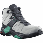 Women's Hiking Boots X Ultra 4 Mid Gore-Tex Lunar Rock-Ebony-Mint Leaf - Image 2