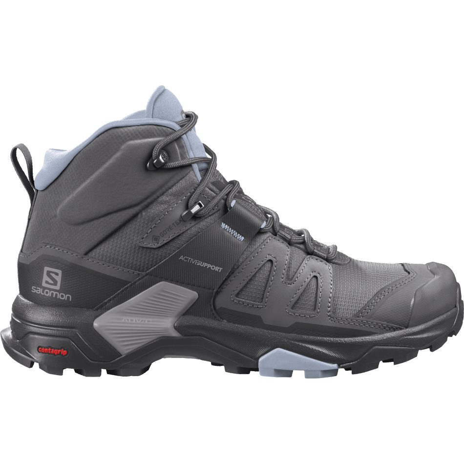 Women's Hiking Boots X Ultra 4 Mid Gore-Tex Magnet-Black-Zen Blue - Image 1