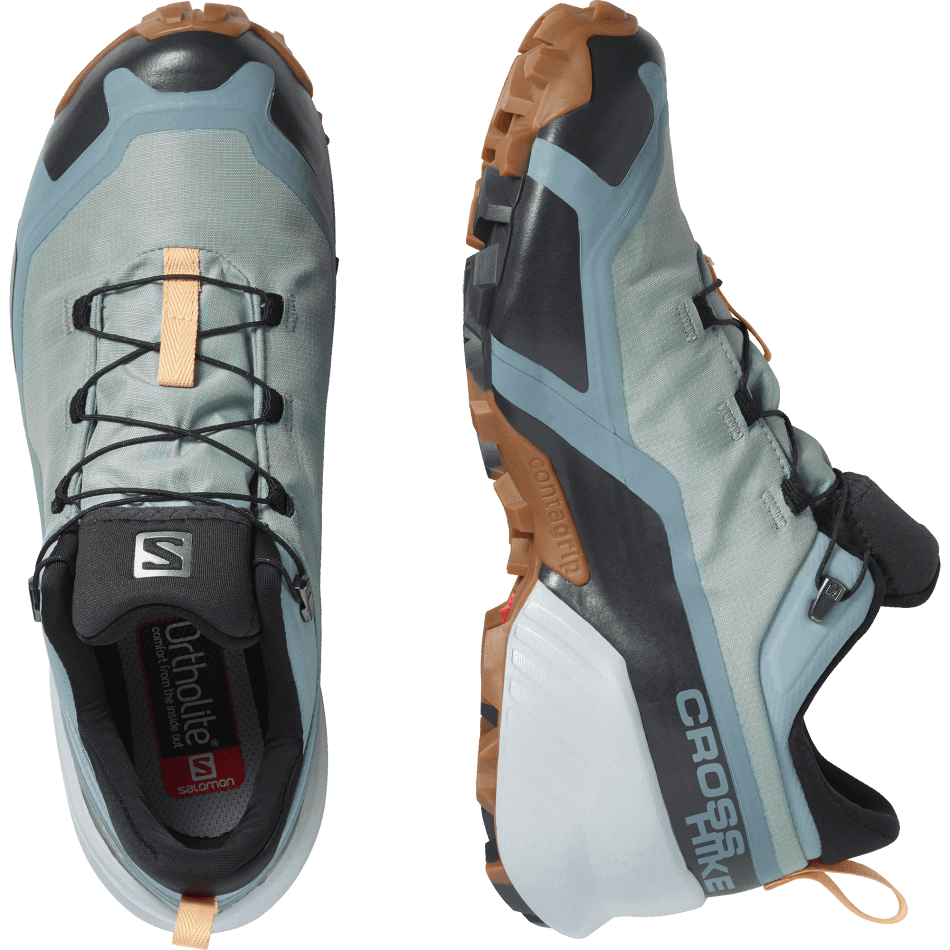Women's Hiking Shoes Cross Hike Gore-Tex Slate-Trooper-Almond Cream - Image 6