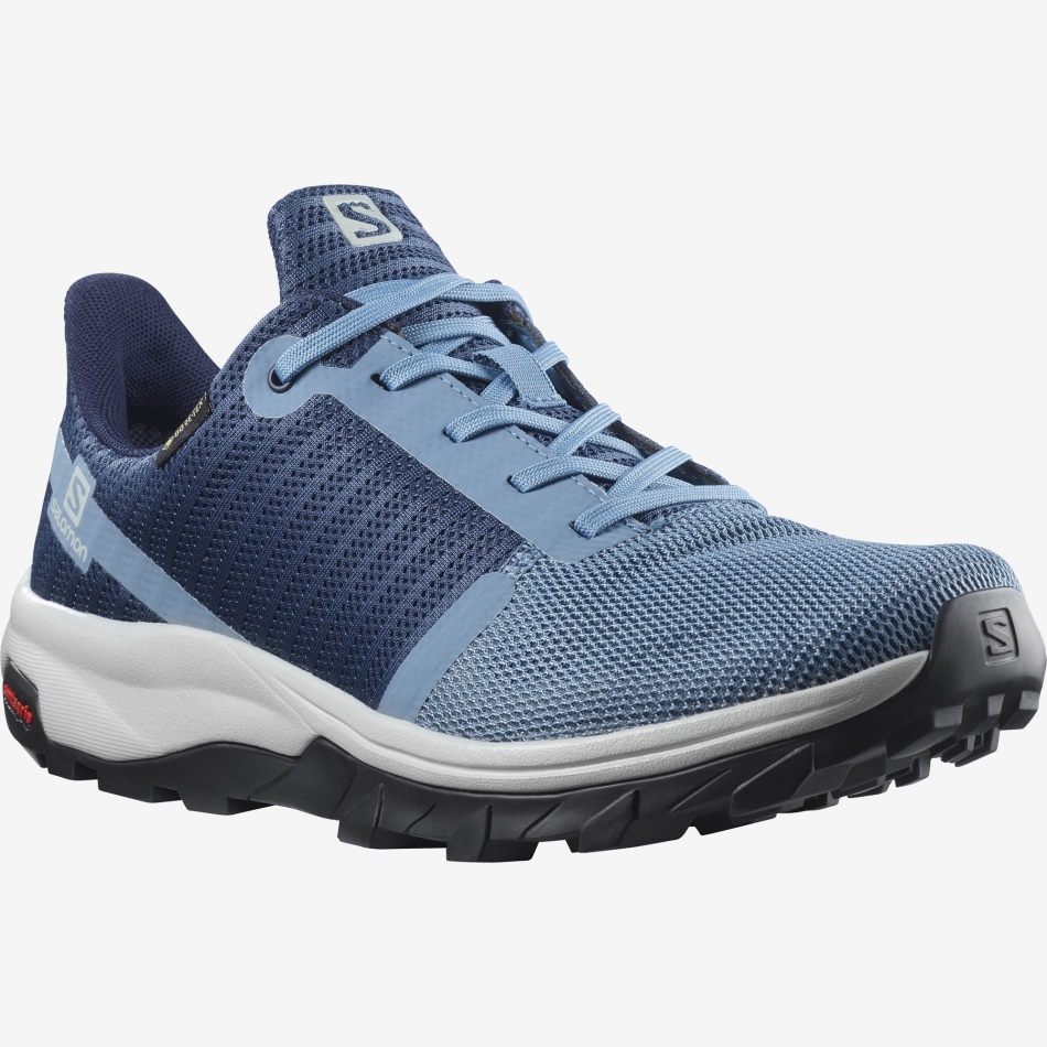 Women's Hiking Shoes Outbound Prism Gore-Blue-Denim-Pearl Blue - Image 2