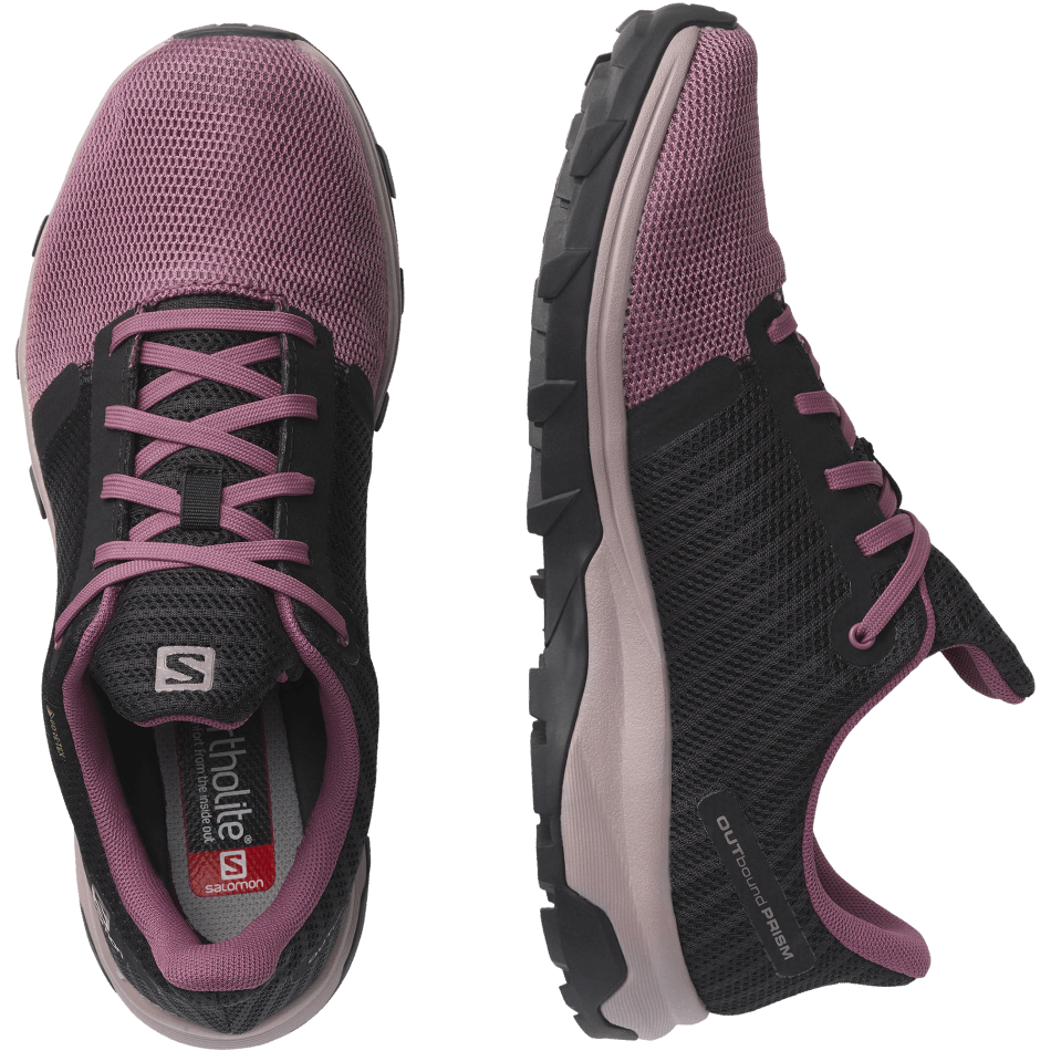 Women's Hiking Shoes Outbound Prism Gore-Tex Tulipwood-Black-Quail - Image 6