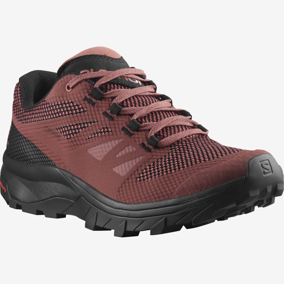 Women's Hiking Shoes Outline Gore-Tex Apple Butter-Black-Brick Dust - Image 2